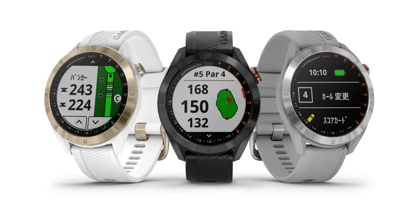 GARMIN GPSゴルフウォッチ「Approach S40」が5月16日(木)に販売開始