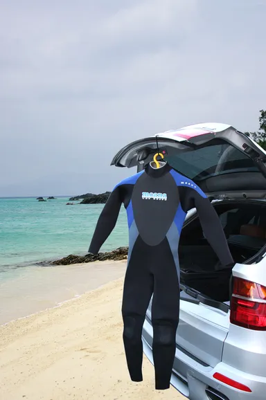 ウェットスーツに最適！