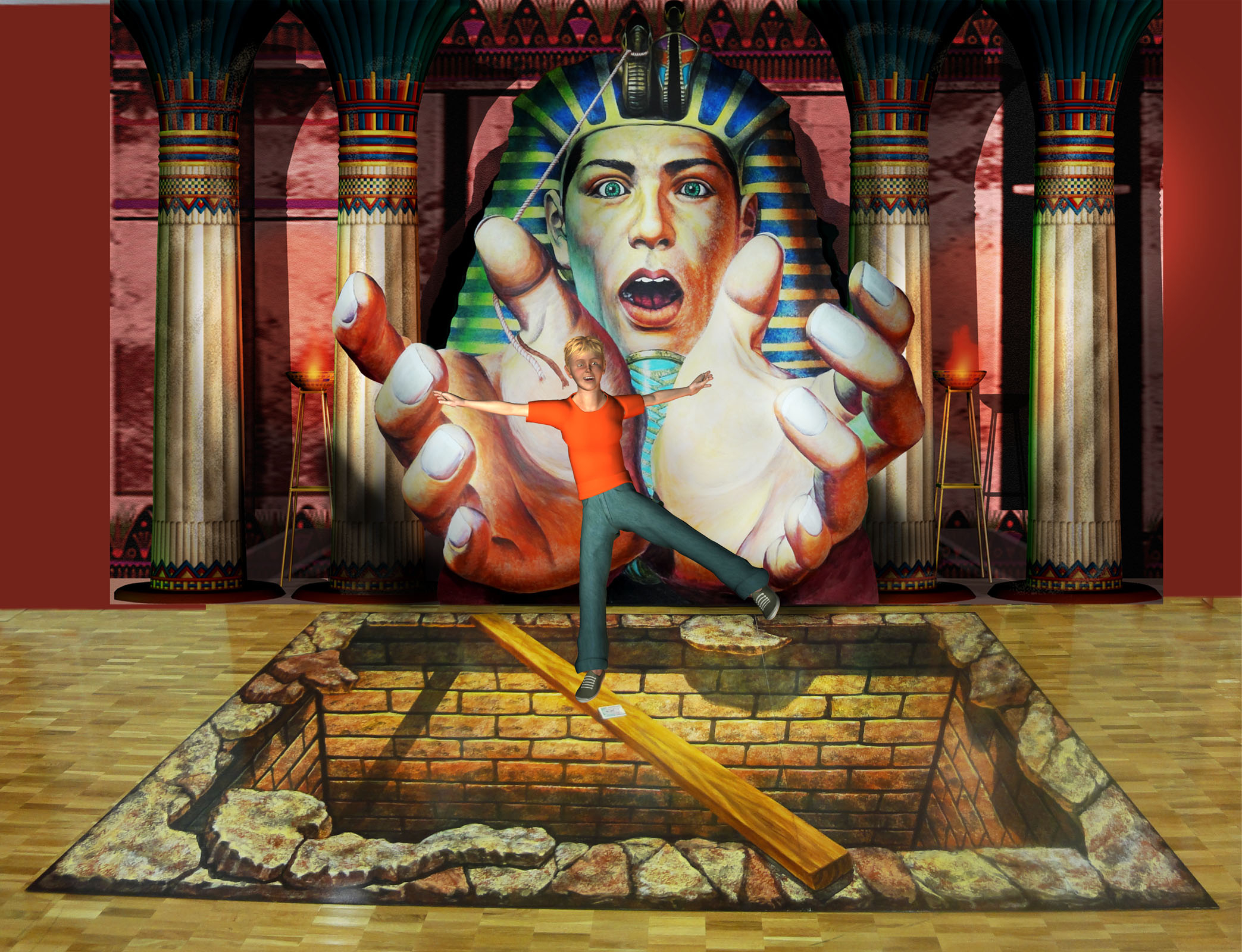 古代エジプトアート 魂の計量 エジプトの古代史：魂の計量、アモンの天文学者の上司である