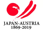 日本オーストリア友好150周年ロゴ