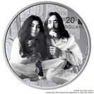 ジョンとヨーコの平和パフォーマンスを描いた銀貨登場　「平和を我等に(Give Peace a Chance)」を称える50周年記念コイン、5/23から予約販売開始