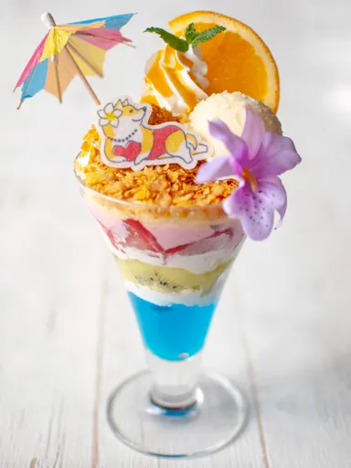 しばんばんのレインボーパフェ