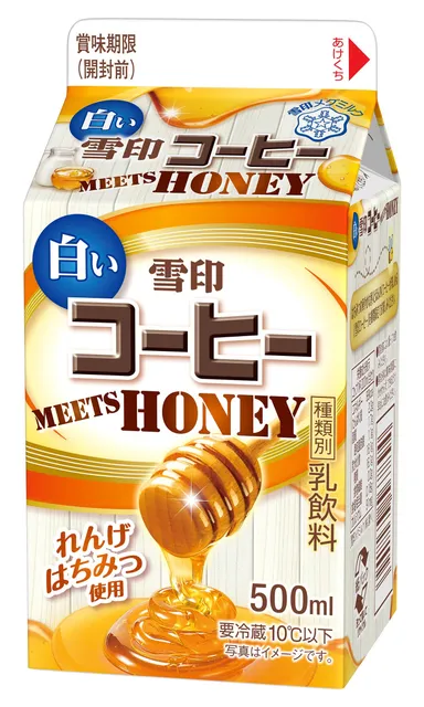 『白い雪印コーヒー MEETS HONEY』500ml