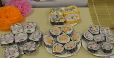 授業で作る郷土料理～祭り寿司～