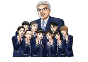 漫画『インベスターZ』の著者・三田紀房先生描き下ろしの「N高投資部」メインビジュアル