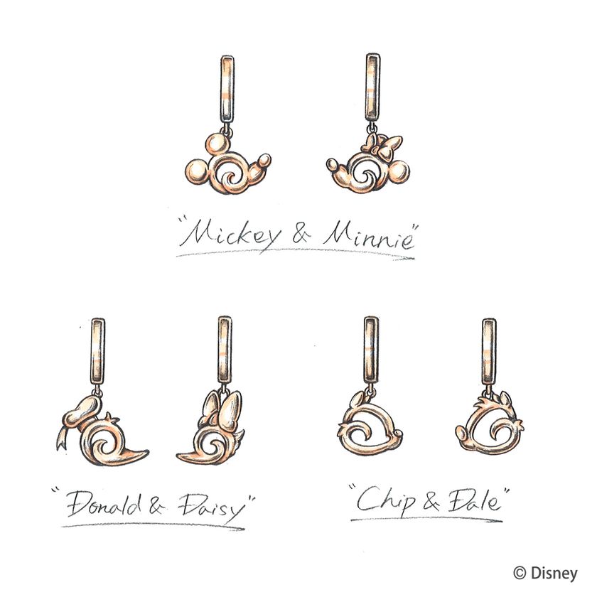 月刊ディズニーファン（講談社刊）“夢のディズニーデザイン ジュエリー”開発プロジェクト第3弾！
ミッキー＆ミニーのイヤリング、ダンボのネックレスなどジュエリーデザイン画を初公開

