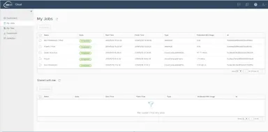 ANSYS Cloud3(管理画面)