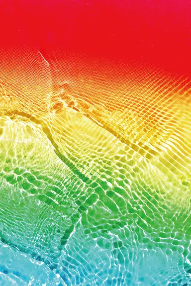 Untitled (Rainbow Waves 16), 2013