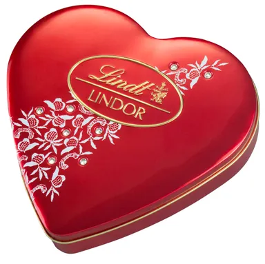 リンドール　ハート缶入り