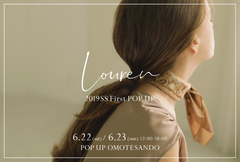 インスタ発のアパレルブランド『louren(ローレン)』　表参道でポップアップショップを6月22日(土)～23日(日)開催！