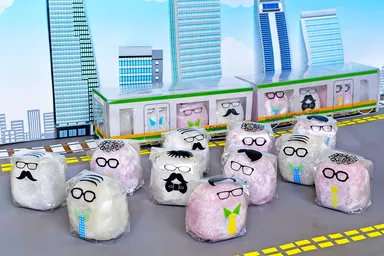 大福父さんが電車から降りてきた2