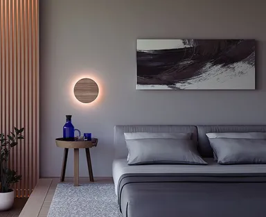 突板丸型ブラケット施工イメージ