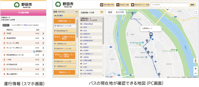 千葉県野田市のコミュニティバス「まめバス」に
バスロケーションシステム「BUS CATCH(バスキャッチ)」が採用
