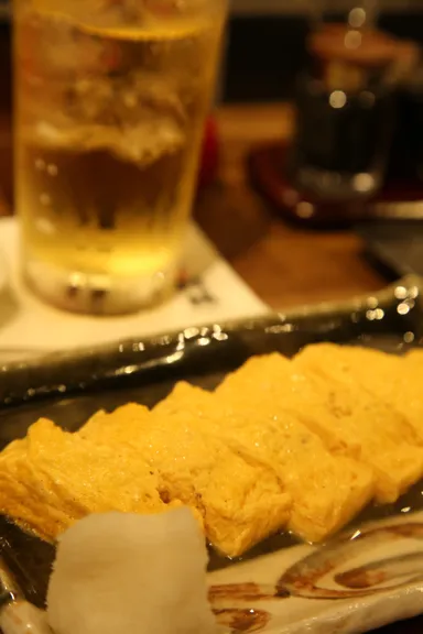 だし巻き玉子とハイボール