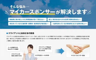 マイカースポンサーについて