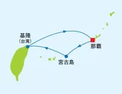 沖縄クルーズ地図画像