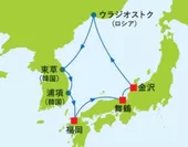日本海クルーズ地図画像