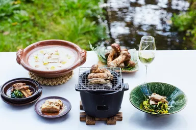 【星のや軽井沢】7朝食全体（正面）