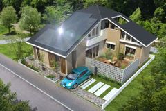 ヤマト住建、中国エリアに初の未来型モデルハウスオープン！太陽光発電と電気自動車とV2Hで家庭の電気の自給自足を可能にした住宅