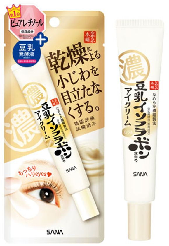 【8月6日】豆乳スキンケア市場No.1*1
『なめらか本舗』のエイジングケア*2
シリーズ「リンクルライン」より、
目元の小じわを目立たなくする
「アイクリーム」リニューアル発売