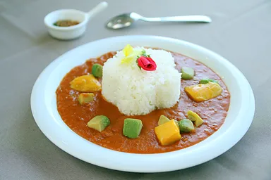 果実のカレーライス