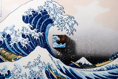 富嶽三十六景「神奈川沖浪裏」