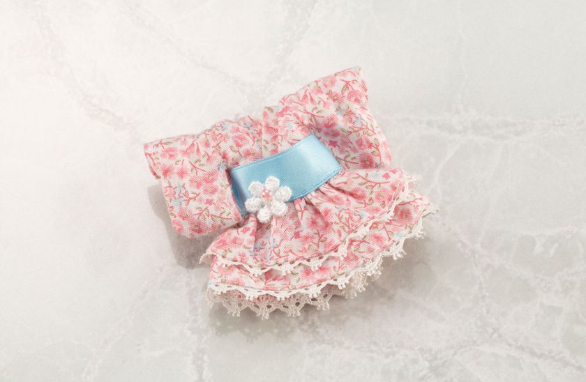 夏にピッタリ！「キューポッシュコス」から
女の子の大好きがたくさん詰まった「フリルゆかた」が登場！