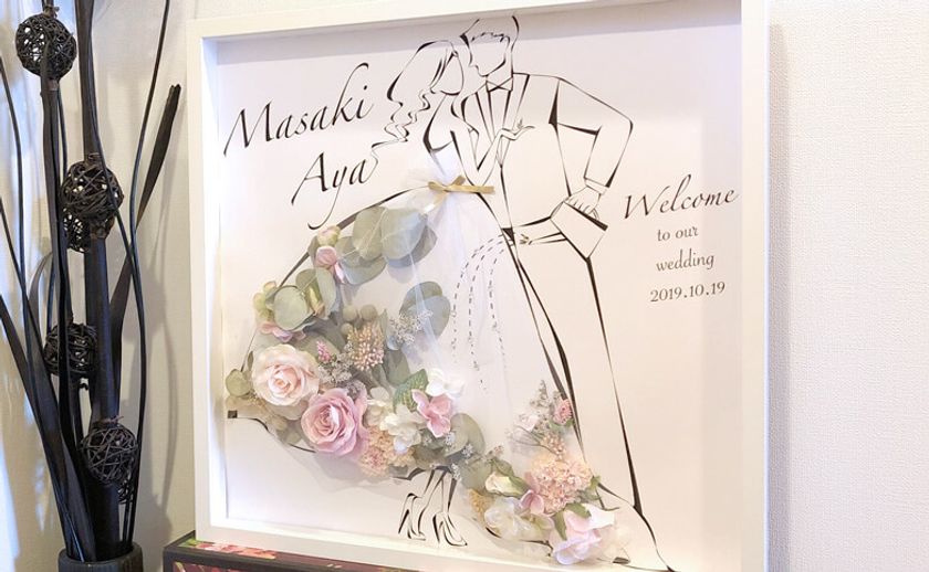 結婚式のオリジナルウェルカムボードが購入できるWebサイト
「アトリエナッツ　オンラインショップ」を開設