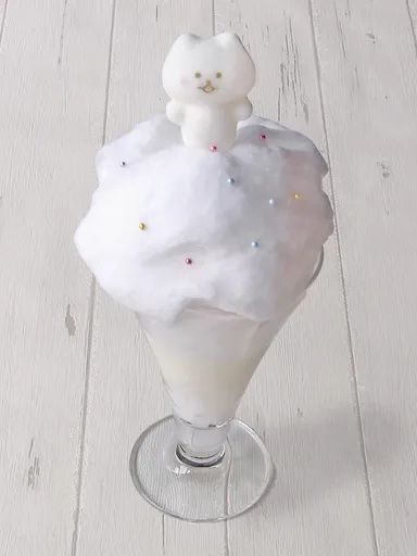 むくちゃんに届けよう◎ほわほわまっ白パフェ