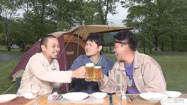 3人の極上夏休みに「カンパーイ！」