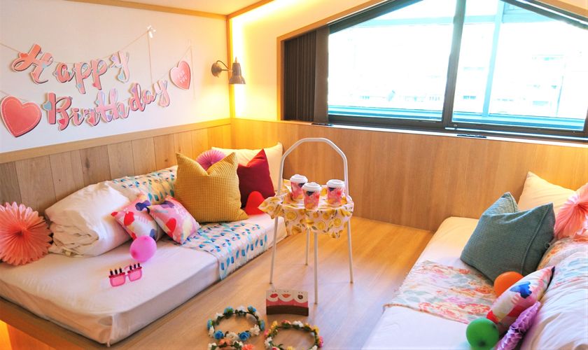 三条駅直結のホステルCAFETEL 京都三条
1st Anniversary～三嬢さん祭～ 7月7日(日)開催