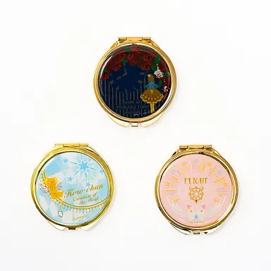 コンパクトミラー：各800円(3種展開)