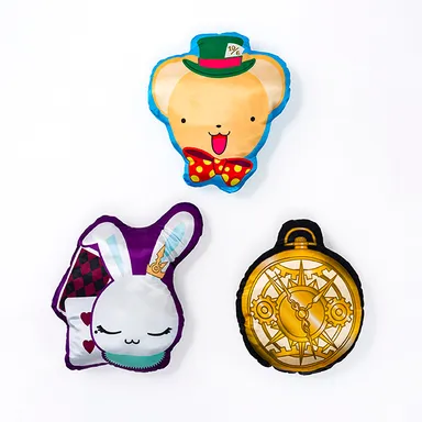 ダイカットクッション：各1,200円(3種展開)