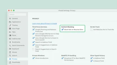 不正な広告をブロック