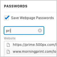 パスワードリストを絞り込み検索