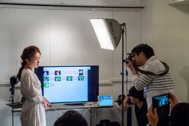 モデル付きオールドレンズ体験会も開催