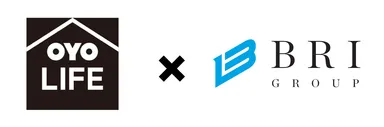 「OYO LIFE」×「BRIグループ」　ロゴ