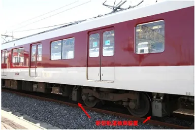新型軌道検測装置搭載車両
