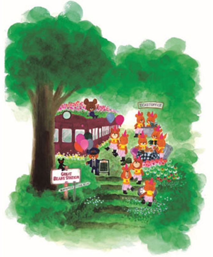 大人気絵本キャラクター「くまのがっこう」と
阪急電鉄のコラボレーション企画
第2弾が7月24日(水)からはじまります