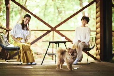 【奥入瀬渓流ホテル】プライベートテラス