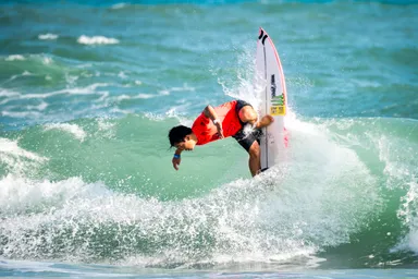 日本代表として戦う大原 洋人 (C)ISA