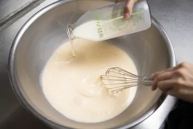 ぷりんは全て手作りにて提供