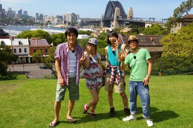 シドニーでのロケ風景