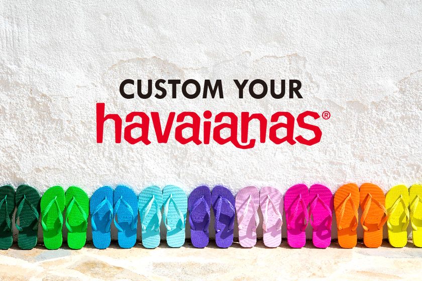 自分好みのビーチサンダルがオーダーできる
「havaianas CUSTOM YOUR」を開催!