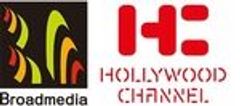 ブロードメディア株式会社、ハリウッドチャンネル株式会社のロゴ