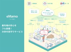 超高齢社会をスマート化で解決！次世代見守りサービス「eMamo(イーマモ)」7月よりリリース