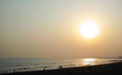 夕日