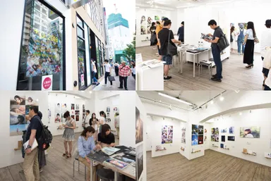 前回の写真展の様子