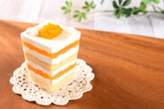 糖質制限 オレンジショートケーキ