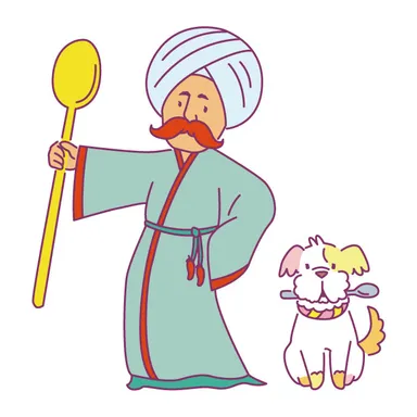 カレー仙人と愛犬ラッシー